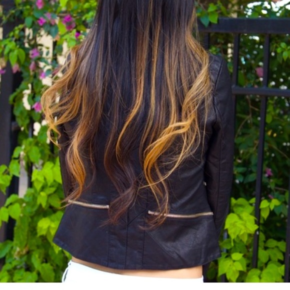 Lack faux leather jacket - Picture 2 of 3